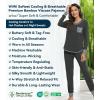 image:imageWiWi Bamboo Viscose Pajamas Set for Women Cooling Long Sleeve Sleepwear Super Soft Loungewear Pjs Jogger Pants Lounge SXXLAcharcoal Heather