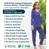 image:imageWiWi Bamboo Viscose Pajamas Set for Women Cooling Long Sleeve Sleepwear Super Soft Loungewear Pjs Jogger Pants Lounge SXXLAindigo Blue