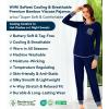 image:imageWiWi Bamboo Viscose Pajamas Set for Women Cooling Long Sleeve Sleepwear Super Soft Loungewear Pjs Jogger Pants Lounge SXXLAnavy
