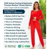 image:imageWiWi Bamboo Viscose Pajamas Set for Women Cooling Long Sleeve Sleepwear Super Soft Loungewear Pjs Jogger Pants Lounge SXXLAred