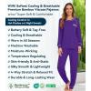 image:imageWiWi Bamboo Viscose Pajamas Set for Women Cooling Long Sleeve Sleepwear Super Soft Loungewear Pjs Jogger Pants Lounge SXXLBlilac