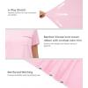 image:imageWiWi Bamboo Viscose Pajamas for Women Super Soft Cooling Loungewear Short Sleeve Tops and Long Pants Sleepwear SXXLDpink