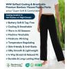 image:imageWiWi Pajama Pants for Women Viscose from Bamboo Super Soft Wide Leg Cooling Sweatpants Drawstring Bottoms Sleep Pj Pant SXXLAblack