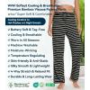image:imageWiWi Pajama Pants for Women Viscose from Bamboo Super Soft Wide Leg Cooling Sweatpants Drawstring Bottoms Sleep Pj Pant SXXLAblack White Stripe