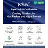image:imageWiWi Pajama Pants for Women Viscose from Bamboo Super Soft Wide Leg Cooling Sweatpants Drawstring Bottoms Sleep Pj Pant SXXLAblue Depth