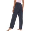 image:imageWiWi Pajama Pants for Women Viscose from Bamboo Super Soft Wide Leg Cooling Sweatpants Drawstring Bottoms Sleep Pj Pant SXXLAcharcoal