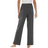 image:imageWiWi Pajama Pants for Women Viscose from Bamboo Super Soft Wide Leg Cooling Sweatpants Drawstring Bottoms Sleep Pj Pant SXXLAcharcoal Heather