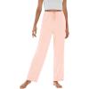 image:imageWiWi Pajama Pants for Women Viscose from Bamboo Super Soft Wide Leg Cooling Sweatpants Drawstring Bottoms Sleep Pj Pant SXXLApale Pink