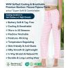 image:imageWiWi Pajama Pants for Women Viscose from Bamboo Super Soft Wide Leg Cooling Sweatpants Drawstring Bottoms Sleep Pj Pant SXXLApink White Stripe