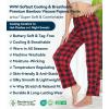 image:imageWiWi Pajama Pants for Women Viscose from Bamboo Super Soft Wide Leg Cooling Sweatpants Drawstring Bottoms Sleep Pj Pant SXXLAred Buffalo Plaid