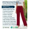 image:imageWiWi Pajama Pants for Women Viscose from Bamboo Super Soft Wide Leg Cooling Sweatpants Drawstring Bottoms Sleep Pj Pant SXXLAwine Red