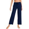 image:imageWiWi Pajama Pants for Women Viscose from Bamboo Super Soft Wide Leg Cooling Sweatpants Drawstring Bottoms Sleep Pj Pant SXXLBnavy
