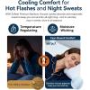 image:imageWiWi Pajama Pants for Women Viscose from Bamboo Super Soft Wide Leg Cooling Sweatpants Drawstring Bottoms Sleep Pj Pant SXXLDpurplish Grey