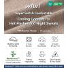 image:imageWiWi Pajama Sets for Women Super Soft Lingerie Shorts Set Viscose Bamboo 2 Piece Cooling Cami Sleepwear Pjs SXXLCamel