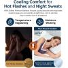 image:imageWiWi Pajama Sets for Women Super Soft Lingerie Shorts Set Viscose Bamboo 2 Piece Cooling Cami Sleepwear Pjs SXXLWhite