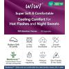 image:imageWiWi Pajamas for Women Cool Short Sleeve Top and Capri Pants Viscose from Bamboo Super Soft 2 Piece Pjs Sleepwear SXXLDrose Red
