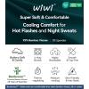image:imageWiWi Soft Pajamas Set for Women Button Down Short Pajama Sets Plus Size Pjs Sleepwear Viscose from Bamboo S4XAforest Green