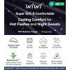 image:imageWiWi Soft Pajamas Set for Women Button Down Short Pajama Sets Plus Size Pjs Sleepwear Viscose from Bamboo S4XAnavyWhite Dots