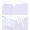 image:imageWiWi Soft Pajamas Set for Women Button Down Short Pajama Sets Plus Size Pjs Sleepwear Viscose from Bamboo S4XApastel Purple