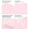 image:imageWiWi Soft Pajamas Set for Women Button Down Short Pajama Sets Plus Size Pjs Sleepwear Viscose from Bamboo S4XApink
