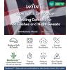 image:imageWiWi Super Soft Cooling Nightgowns for Women Bamboo Viscose Long Sleeve Sleep Shirt Button Down Boyfriend Sleepwear SXXLNavyRed Stripe Plaid