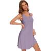 image:imageWiWi Viscose Bamboo Nightgowns for Women Cooling Tank Gowns Super Soft Sleeveless Sleep Shirts SXXLViolet