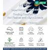 image:imageWiWi Viscose from Bamboo Pajamas Set for Women Super Soft Short Sleeve Tops Capri Pants Sleepwear Cooling Pjs Sets S3XBnavyDaisy