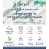 image:imageWiWi Womens Cooling Nightgowns Bamboo Viscose Sleeveless Sleep Shirts Super Soft Tank Night Dress Plus Size Sleepwear S4XAgreen Leaf