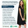 image:imageWiWi Womens Viscose from Bamboo Super Soft Nightgowns Short Sleeve Sleep Night Shirt Cooling Ladies Plus Size Sleepwear S4XBlack