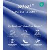 image:imageWiWi Womens Viscose from Bamboo Super Soft Nightgowns Short Sleeve Sleep Night Shirt Cooling Ladies Plus Size Sleepwear S4XFog Blue