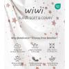 image:imageWiWi Womens Viscose from Bamboo Super Soft Nightgowns Short Sleeve Sleep Night Shirt Cooling Ladies Plus Size Sleepwear S4XWhite Stars