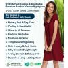 image:imageWiWi Womens Viscose from Bamboo Super Soft Nightgowns Short Sleeve Sleep Night Shirt Cooling Ladies Plus Size Sleepwear S4XWine Red