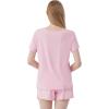 image:imageWiWi 3 PCS Pajamas for Women Set Short Sleeve Pajama Sets Capri and Shorts Pj Sets Super Soft Cooling Sleepwear SXXLPink