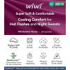 image:imageWiWi Bamboo Viscose Pajamas for Women Soft 34 Sleeve Pajama Sets Loose Knit Sleepwear Casual Pj Set SXXLPurplish Red