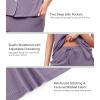 image:imageWiWi Pajamas for Women Bamboo Viscose Soft Ribbed Sleepwear Button Down Top and Pants 2 Piece Loungewear SXXLBviolet