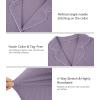 image:imageWiWi Pajamas for Women Bamboo Viscose Soft Ribbed Sleepwear Button Down Top and Pants 2 Piece Loungewear SXXLBviolet