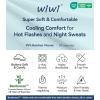 image:imageWiWi Pajamas for Women Soft Knit Capri Pants Pajama Sets Summer Pjs Sleepwear Comfy Lounge Set Viscose from Bamboo SXXLDmist Green