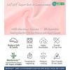 image:imageWiWi Soft Viscose from Bamboo Pajamas for Women Summer Short Sleeve Top with Shorts Pajama Set Cooling Sleepwear SXXLPeach Pink