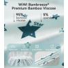 image:imageWiWi Super Soft Nightgowns for Women 34 Sleeve Cooling Nightshirts Sleepwear Bamboo Viscose Dress S4XBlight Blue Stars