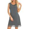 B-dark Heather Grey