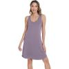 image:imageWiWi Tank Nightgown for Women Soft Comfy Sleeveless Sleep Gowns Viscose from Bamboo Cooling Sleepwear SXXLCviolet