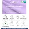 image:imageWiWi Bamboo Viscose Nightgowns for Women Short Sleeve V Neck Sleepwear Super Soft Sleep Dress Cool Plus Size Nightshirt S4XAtaro Purple