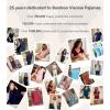 image:imageWiWi Bamboo Viscose Nightgowns for Women Super Soft Short Sleeve V Neck Sleep Dress Cooling Plus Size Lounge Sleepwear S4XGreyPeony