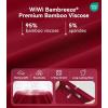 image:imageWiWi Bamboo Viscose Nightgowns for Women Super Soft Short Sleeve V Neck Sleep Dress Cooling Plus Size Lounge Sleepwear S4XWine