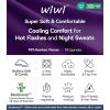 image:imageWiWi Long Sleeve Bamboo Viscose Nightgowns for Women Soft Cooling Lightweight Sleep Night Dress for Women Sleepwear SXXLAdark Purple