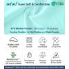 image:imageWiWi Nightgowns for Women Super Soft Viscose from Bamboo Long Sleeve Nightshirts Cooling Sleepwear Plus Size Nightshirts S3XAqua Blue