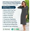 image:imageWiWi Nightgowns for Women Super Soft Viscose from Bamboo Long Sleeve Nightshirts Cooling Sleepwear Plus Size Nightshirts S3XCharcoal Grey