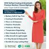 image:imageWiWi Nightgowns for Women Super Soft Viscose from Bamboo Long Sleeve Nightshirts Cooling Sleepwear Plus Size Nightshirts S3XCoral