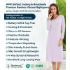 image:imageWiWi Nightgowns for Women Super Soft Viscose from Bamboo Long Sleeve Nightshirts Cooling Sleepwear Plus Size Nightshirts S3XLavender Purple