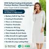 image:imageWiWi Nightgowns for Women Super Soft Viscose from Bamboo Long Sleeve Nightshirts Cooling Sleepwear Plus Size Nightshirts S3XLight Grey